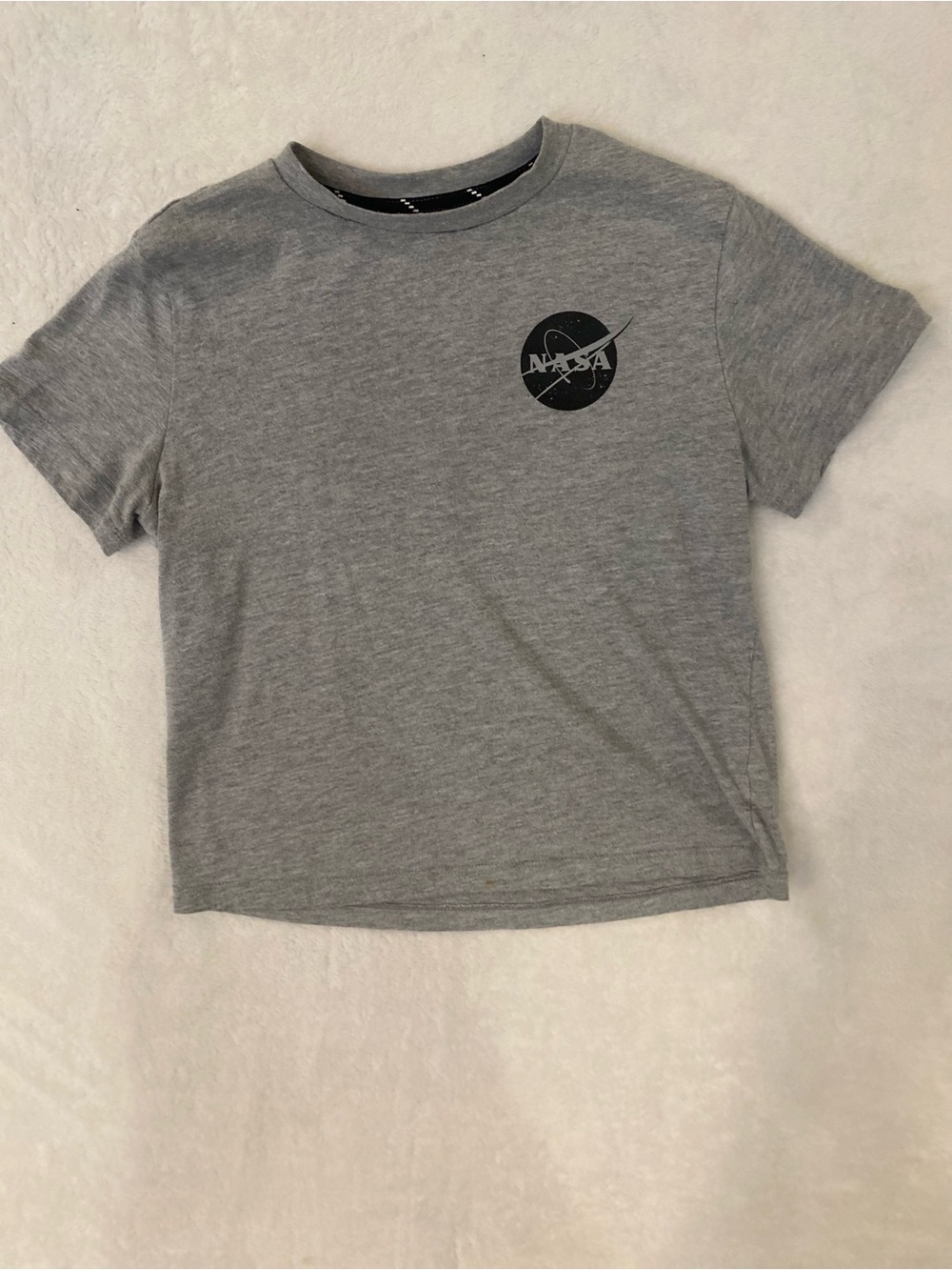 MAD Engine Gray Short Sleeve NASA Logo Tee